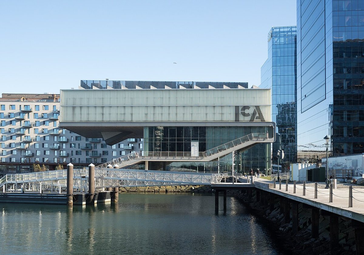 Institute of Contemporary Art Boston cantilevered building on the waterfront